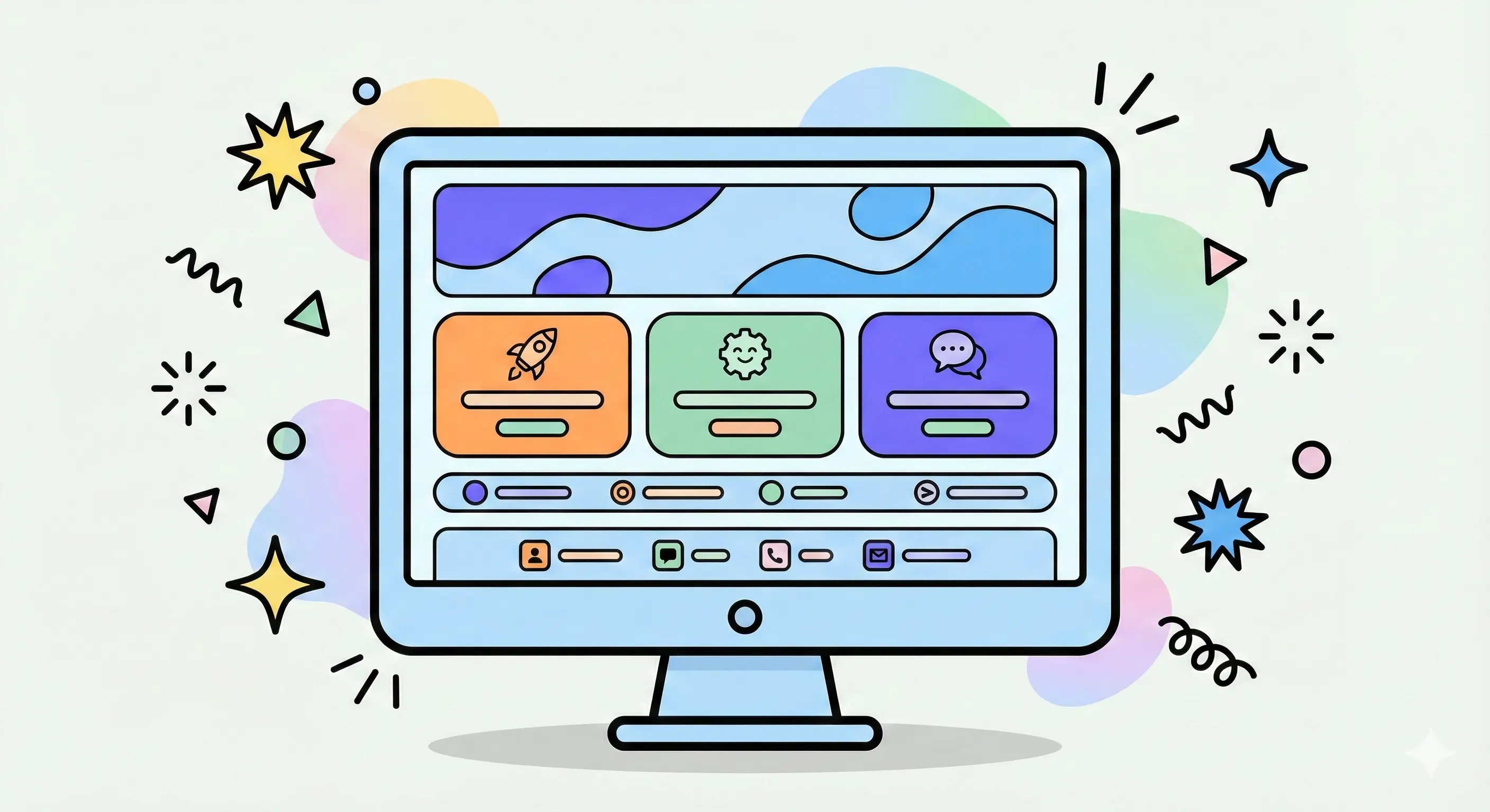 WebPadu High Converting Landing Page Mockup Desktop